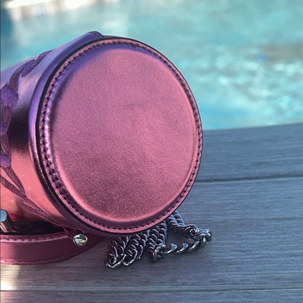 Christian Louboutin MINI Mary Jane Metallic Bucket Bag - Picture 11 of 11